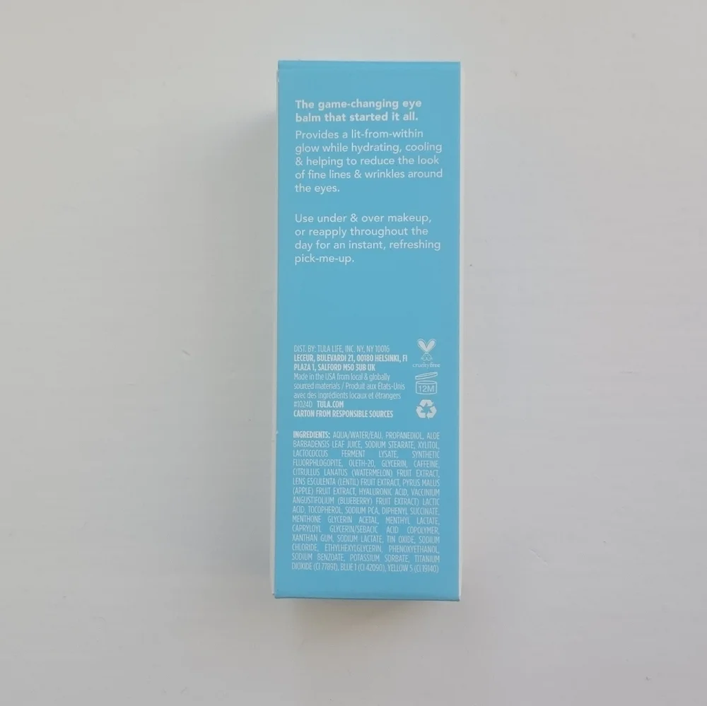 Tula Glow + Get It Cooling and Brightening Eye Balm